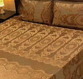 3 PCS PALACHI EMBOSSED DOUBLE BED SHEETS